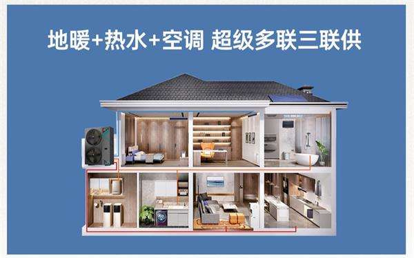 新型家庭獨(dú)立供暖方式——空氣能三聯(lián)供！
